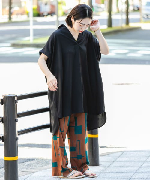 ITEMS URBANRESEARCH(アイテムズ アーバンリサーチ（レディース）)/スキッパーフレンチドルマンチュニック/img15