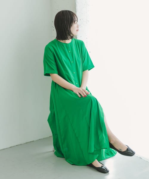 ITEMS URBANRESEARCH(アイテムズ アーバンリサーチ（レディース）)/ボイルライクタックワンピース/img24