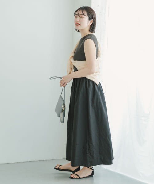 ITEMS URBANRESEARCH(アイテムズ アーバンリサーチ（レディース）)/リブニットドッキングワンピース/img07