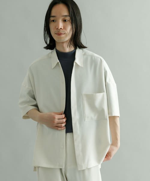 URBAN RESEARCH(アーバンリサーチ)/URBAN RESEARCH iD　Reflax LINEN LIKE SHIRTS/img04