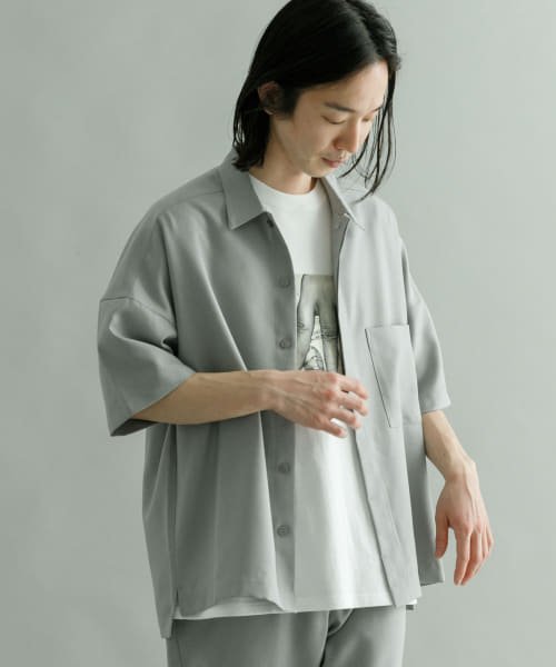 URBAN RESEARCH(アーバンリサーチ)/URBAN RESEARCH iD　Reflax LINEN LIKE SHIRTS/img07