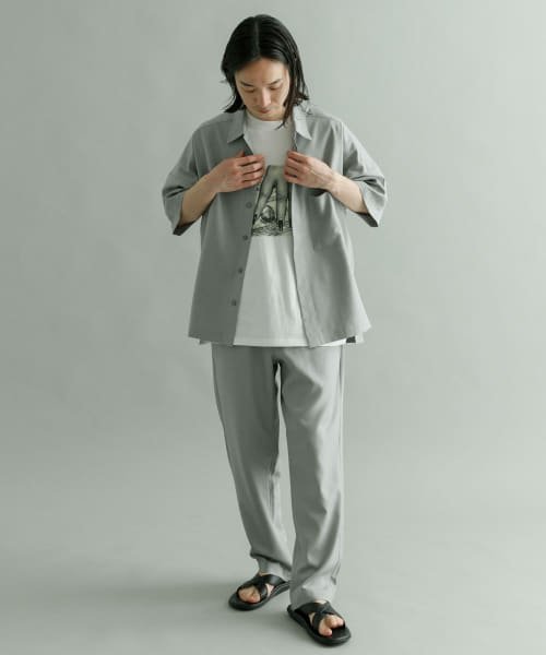 URBAN RESEARCH(アーバンリサーチ)/URBAN RESEARCH iD　Reflax LINEN LIKE SHIRTS/img09