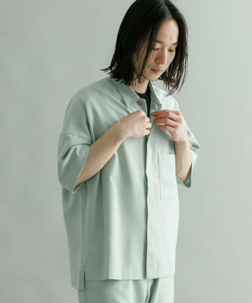 URBAN RESEARCH(アーバンリサーチ)/URBAN RESEARCH iD　Reflax LINEN LIKE SHIRTS/img10