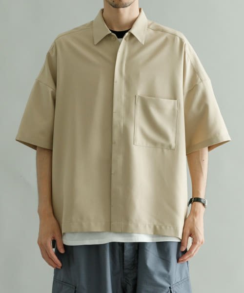 URBAN RESEARCH(アーバンリサーチ)/URBAN RESEARCH iD　Reflax LINEN LIKE SHIRTS/img14