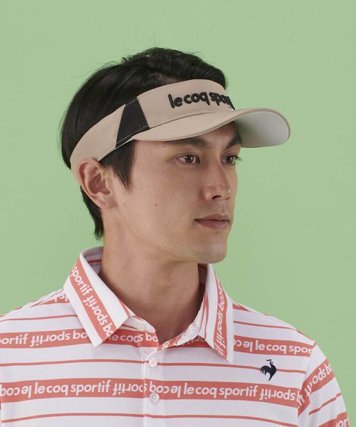 le coq sportif GOLF (ルコックスポルティフ（ゴルフ）)/軽量パッカブルサンバイザー (吸汗速乾（ビン皮/額に触れる部分）/抗菌防臭（額に触れる部分)/ラウンディシ/img09