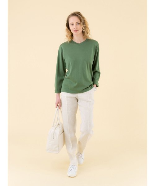 agnes b. FEMME OUTLET(アニエスベー　ファム　アウトレット)/【Outlet】LZ46 PULLOVER Vネックプルオーバー/img01