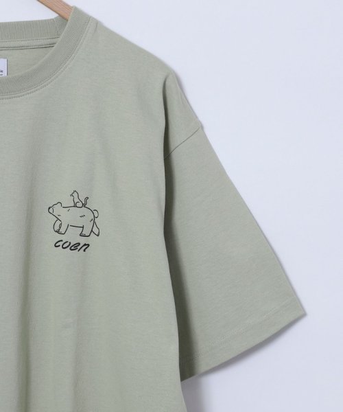 coen(coen)/Ryo　Kaneyasu×コーエンベアプリントTシャツ/img29