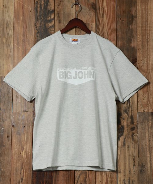 marukawa shonan(marukawa shonan)/【BIG JOHN/ビッグジョン】ベースボール ロゴTシャツ/レディース メンズ Tシャツ 半袖 アメカジ デニム カジュアル/img01