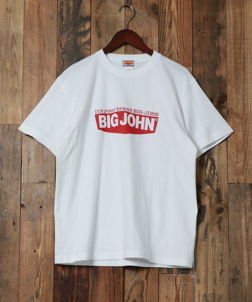 marukawa shonan(marukawa shonan)/【BIG JOHN/ビッグジョン】ベースボール ロゴTシャツ/レディース メンズ Tシャツ 半袖 アメカジ デニム カジュアル/img08