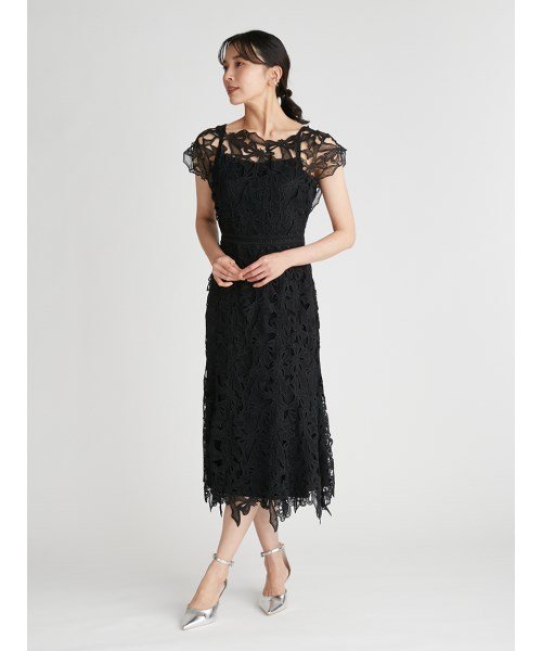 【YUMI KATSURA for CELFORD】リボンレースドレス 予めご了承ください