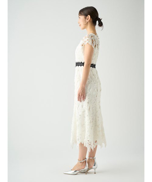 【YUMI KATSURA for CELFORD】リボンレースドレス 予めご了承ください