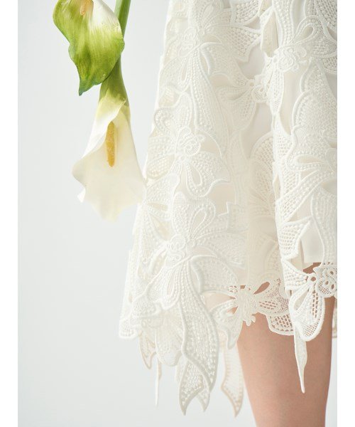 【YUMI KATSURA for CELFORD】リボンレースドレス 予めご了承ください