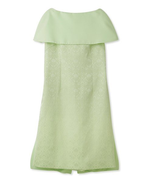 【YUMI KATSURA for CELFORD】ジャガードケープドレス 予めご了承ください