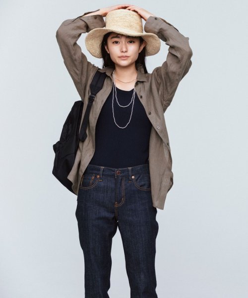 NIJYUSANKU(23区)/【CLASSY. 9月号掲載/WEB限定カラーあり】LIBECO ベーシック シャツ/img24