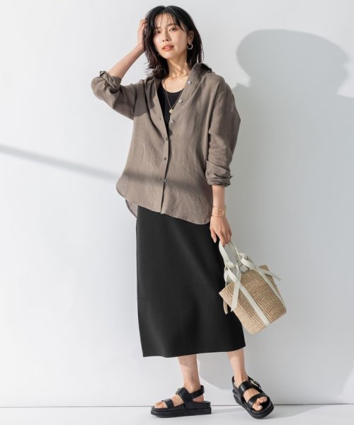 NIJYUSANKU(23区)/【CLASSY. 9月号掲載/WEB限定カラーあり】LIBECO ベーシック シャツ/img25