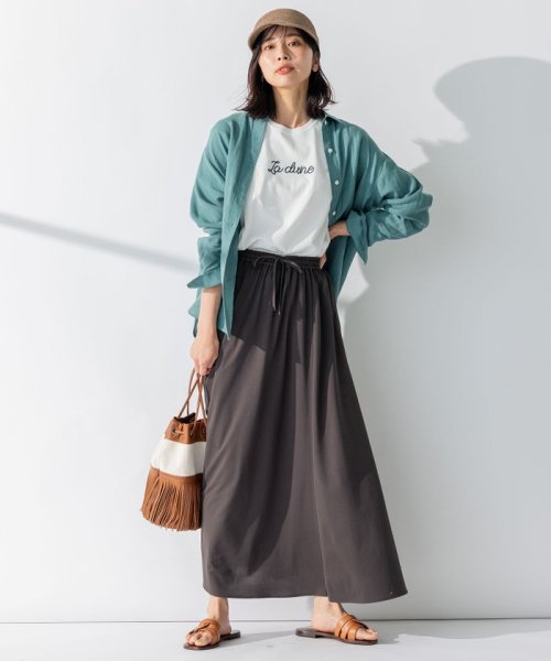 NIJYUSANKU(23区)/【CLASSY. 9月号掲載/WEB限定カラーあり】LIBECO ベーシック シャツ/img28