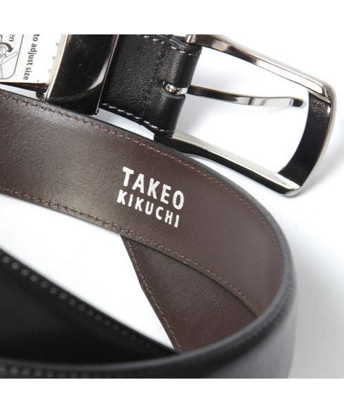TAKEO KIKUCHI(タケオキクチ)/タケオキクチ ベルト メンズ ブランド カジュアル ビジネス レザー 本革 日本製 3.3cm 33mm TAKEO KIKUCHI TK－508025/img07