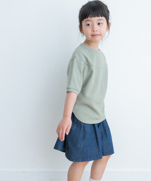 URBAN RESEARCH DOORS（Kids）(アーバンリサーチドアーズ（キッズ）)/『親子リンク』スラブインレイ切替プルオーバー(KIDS)/img13