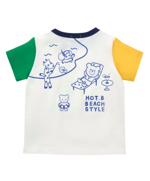 MIKI HOUSE HOT BISCUITS(ミキハウスホットビスケッツ)/ビーンズ 乗り物半袖Tシャツ/img02