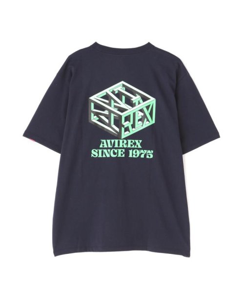 AVIREX(AVIREX)/《WEB&DEPOT限定》SQUARE LOGO SHORT SLEEVE T－SHIRT/Tシャツ/img22