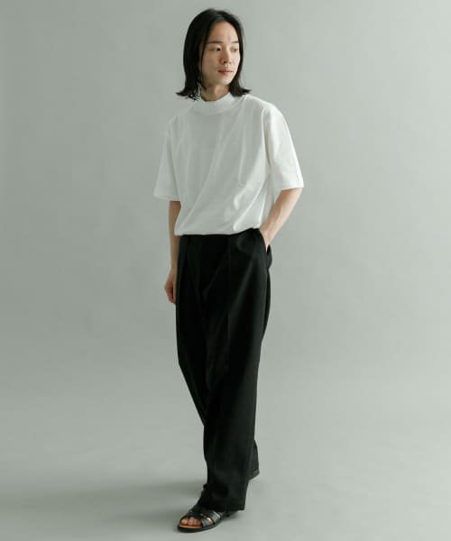 URBAN RESEARCH(アーバンリサーチ)/『WEB限定/別注』久米繊維×URBAN RESEARCH　モックネックショートスリーブ Tシャツ/img08