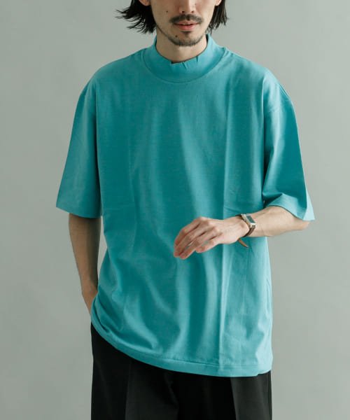 URBAN RESEARCH(アーバンリサーチ)/『WEB限定/別注』久米繊維×URBAN RESEARCH　モックネックショートスリーブ Tシャツ/img13