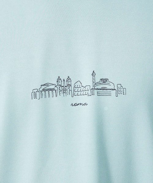 ABAHOUSE(ABAHOUSE)/【CITY】刺繍 ポンチ 半袖 Tシャツ/img01