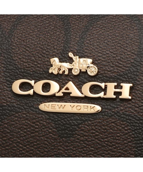 COACH(コーチ)/コーチ アウトレット ショルダーバッグ シグネチャー ブラウン レッド レディース COACH CH280 IMRVQ/img08