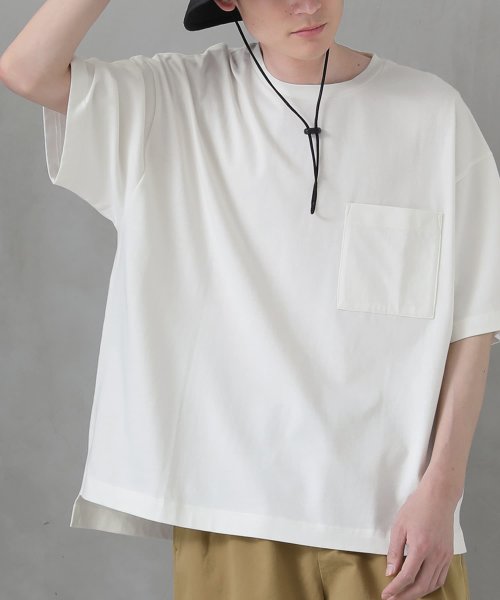 osharewalker(オシャレウォーカー)/『汗ジミ防止ゆるっとシンプルTシャツ』/img09