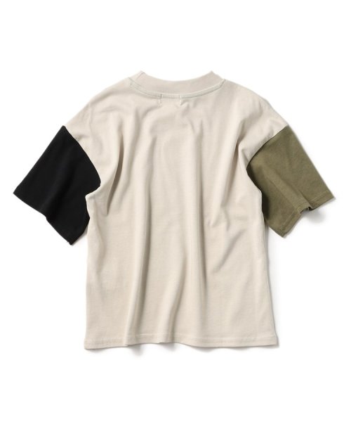 SHOO・LA・RUE(Kids) (シューラルーキッズ)/【110－140cm/接触冷感】袖配色ワイドTシャツ/img02