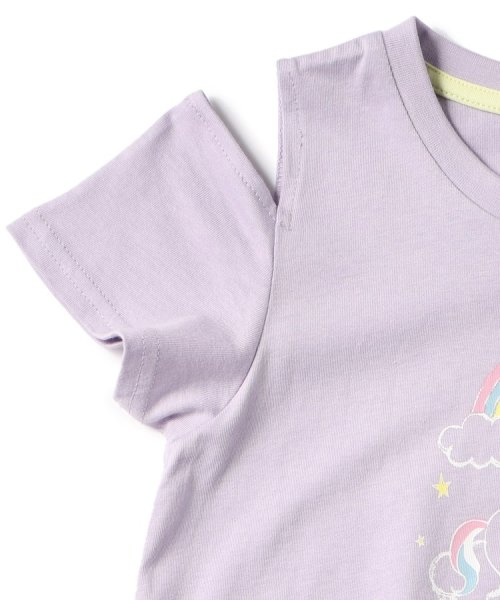 SHOO・LA・RUE(Kids) (シューラルーキッズ)/【110－140cm/接触冷感】肩あきTシャツワンピ/img04