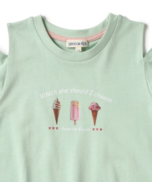 SHOO・LA・RUE(Kids) (シューラルーキッズ)/【110－140cm/接触冷感】肩あきTシャツワンピ/img08