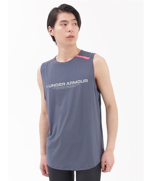 バスケットTシャツ ウェア アンダーアーマー UnderArmour UA Heat Gear S S Shirts Blue ランニング  トレーニング ストリート メンズウェア