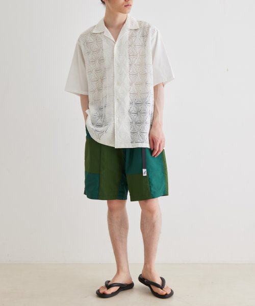 ADAM ET ROPE'(アダム　エ　ロペ)/【別注】《GRAMICCI》CRAZY PTRN DURABLE NYLON×ACTIVE SHELL SHORTS/img13