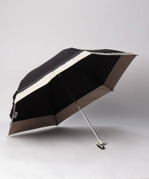 LANVIN en Bleu(umbrella)(ランバンオンブルー（傘）)/晴雨兼用折りたたみ日傘　ビジューリボン/img01