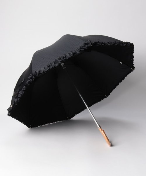LANVIN en Bleu(umbrella)(ランバンオンブルー（傘）)/晴雨兼用日傘　ドビーフリル/img01