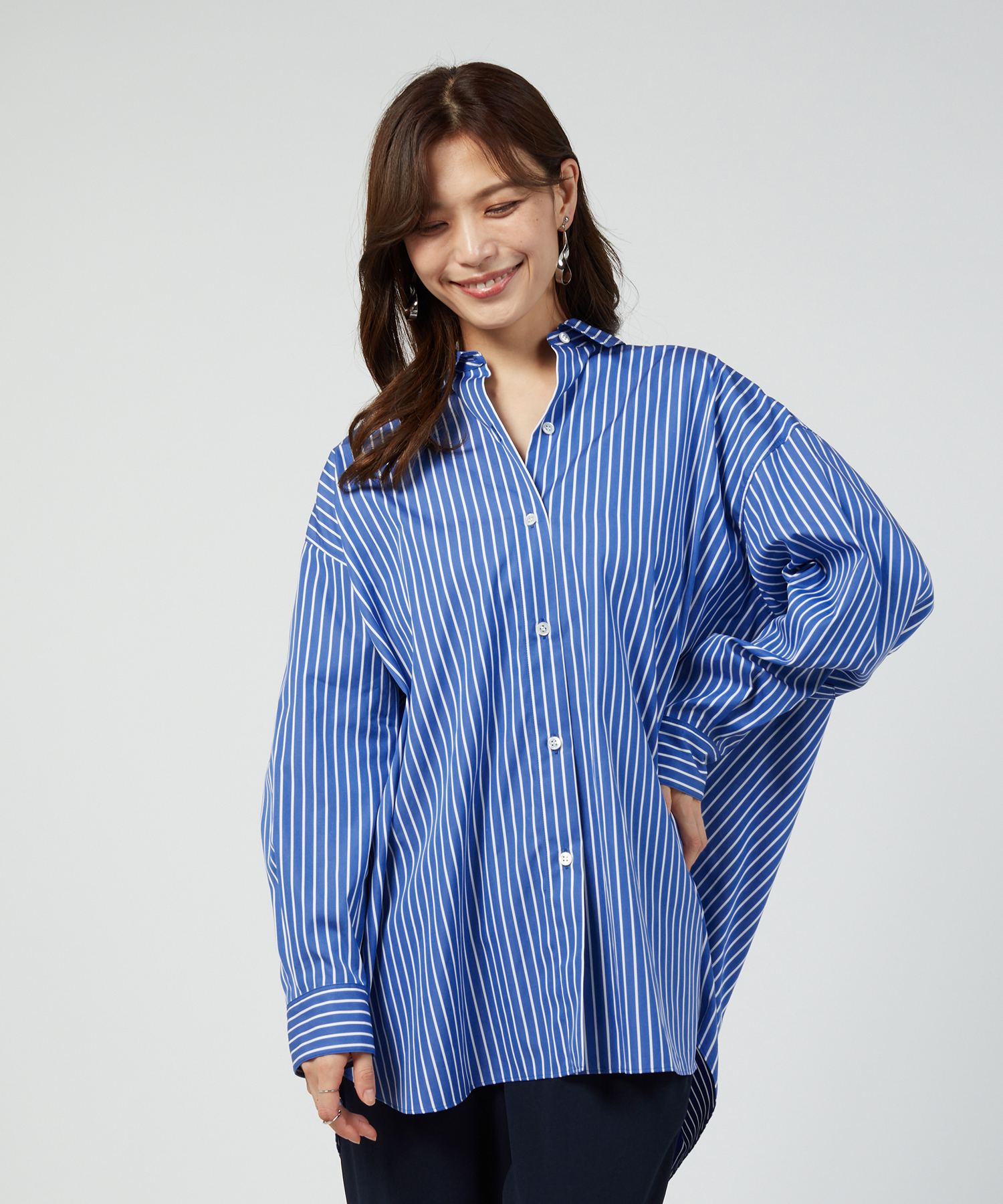 限定W特典付属 Theory Downing Bold Oversized Shirt - 通販 - www