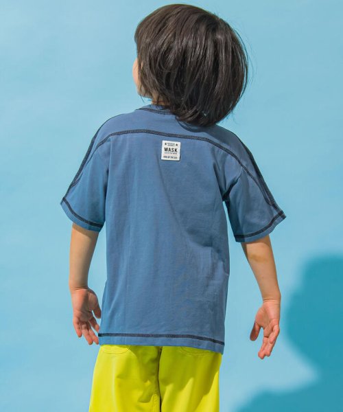 WASK(ワスク)/【速乾】ロゴプリントBIGTシャツ(100~160cm)/img02