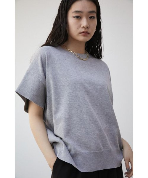 AZUL by moussy(アズールバイマウジー)/CREW NECK LOOSE KNIT/img19