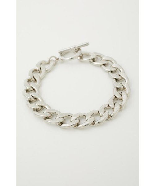 AZUL by moussy(アズールバイマウジー)/FLAT LINK CHAIN BRACELET/img01