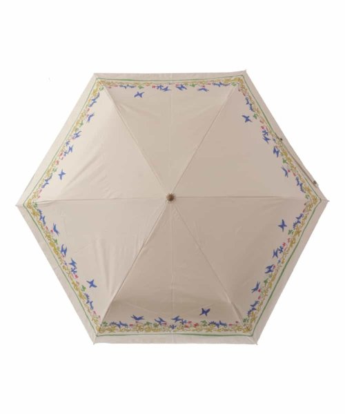 Jocomomola(ホコモモラ)/【UV・晴雨兼用】蝶々デザインプリント折りたたみ傘/img01