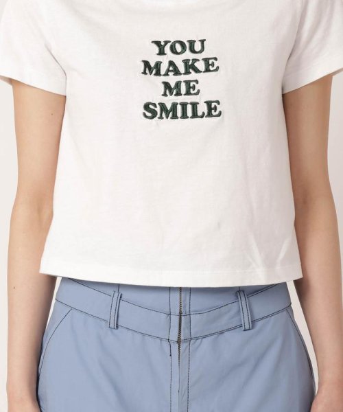 REDYAZEL(レディアゼル)/YOU MAKE ME SMILE 刺繍Tシャツ/img09