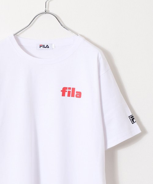 ZIP FIVE(ジップファイブ)/高密度生地左胸カレッジワンポイント半袖Tシャツ/img06