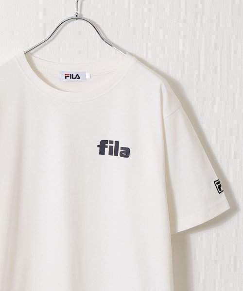 ZIP FIVE(ジップファイブ)/高密度生地左胸カレッジワンポイント半袖Tシャツ/img09