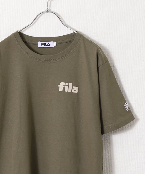 ZIP FIVE(ジップファイブ)/高密度生地左胸カレッジワンポイント半袖Tシャツ/img12
