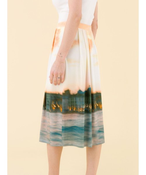 NR55 JUPE フォトフレアスカート 