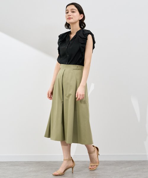 ライトグログランタックスカート シアーチェックボリュームスカート Y1446481690(11154円)