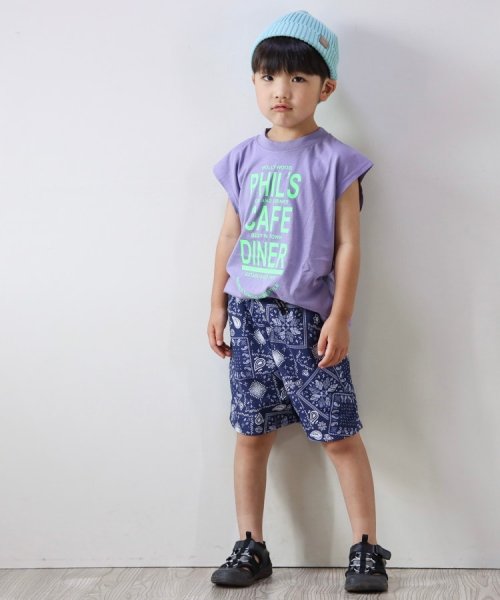 SHOO・LA・RUE(Kids) (シューラルーキッズ)/【110－140cm/接触冷感】ネオンロゴタンクトップ/img16