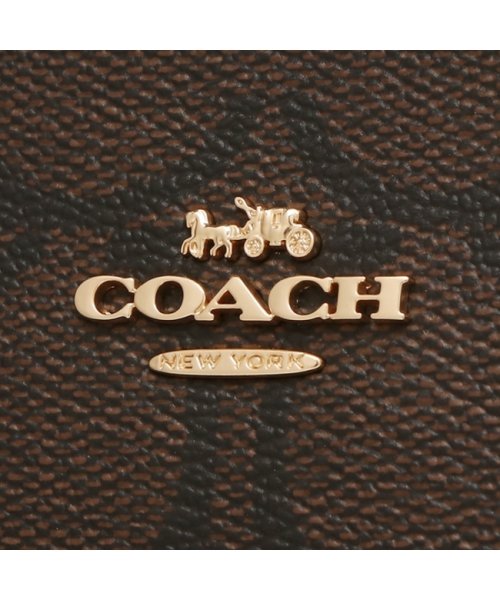 COACH(コーチ)/コーチ アウトレット ショルダーバッグ シグネチャー ブラウン ブラック レディース COACH CH468 IMAA8/img08