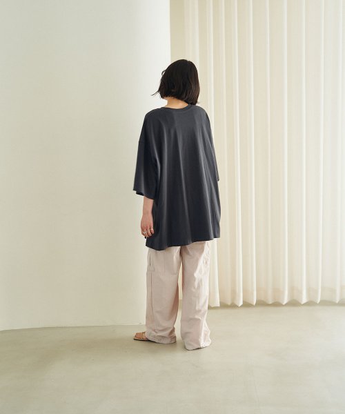 marjour(マージュール)/HALF SLEEVE OVER TEE/img03